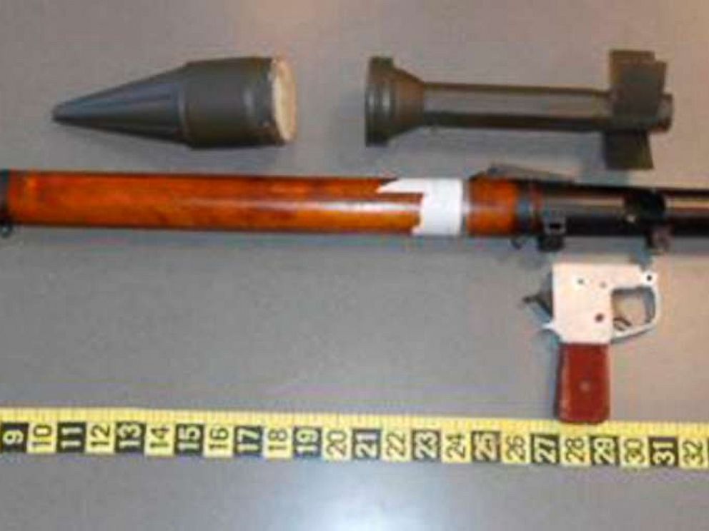 PHOTO: A defunct grenade launcher that TSA agents spotted in a passengers checked bag at Lehigh Valley Airport in Allentown, Pa., March 4, 2019.