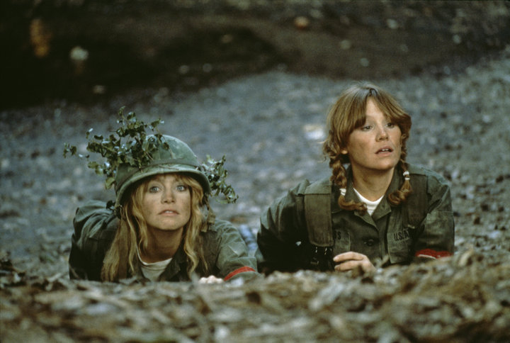 Goldie Hawn and Mary Kay Place in "Private Benjamin."