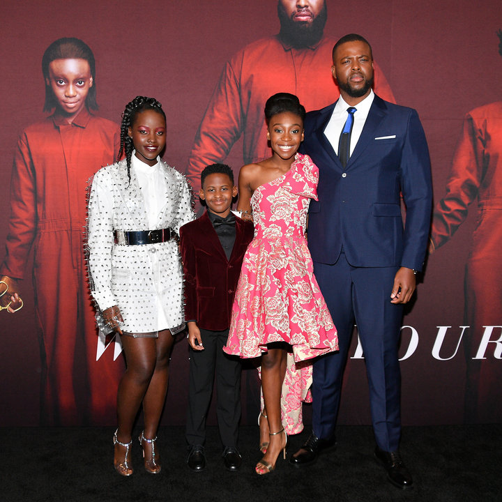 Lupita Nyong'o, Evan Alex, Shahadi Wright Joseph and Winston Duke, the cast of Jordan Peele's "Us", was celebrated for reflec