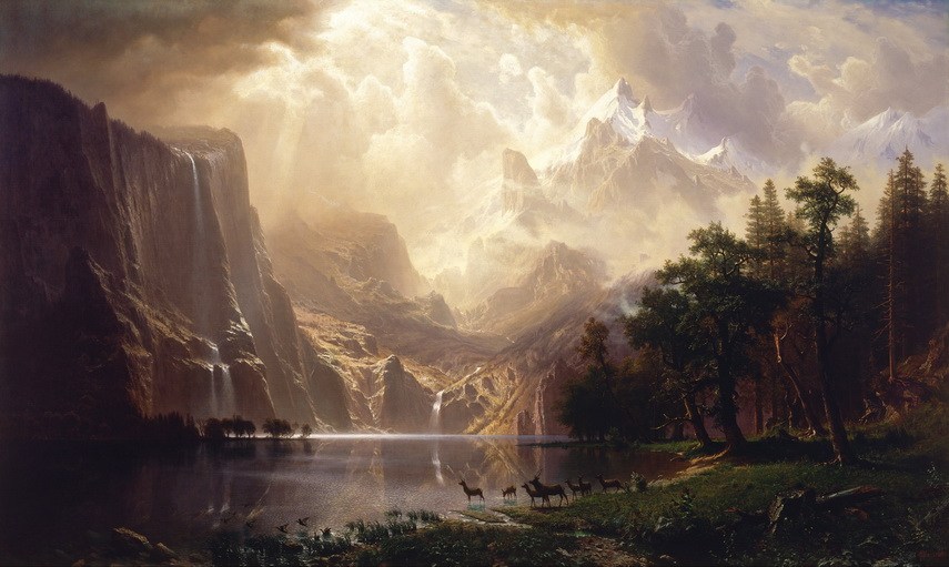 Albert Bierstadt - Among the Sierra Nevada