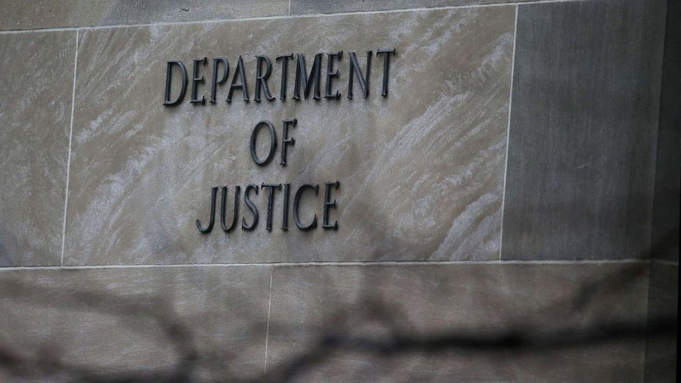 The Department of Justice building is pictured in Washington D.C., March 21, 2019.