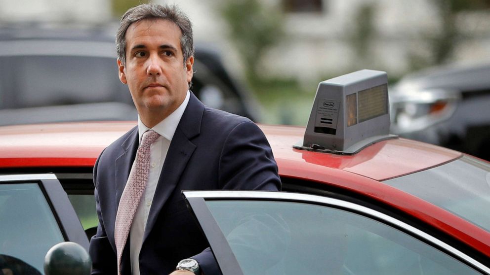 Michael Cohen, President Donald Trump's personal attorney, steps out of a cab on Capitol Hill in Washington, D.C., Sept. 19, 2017.