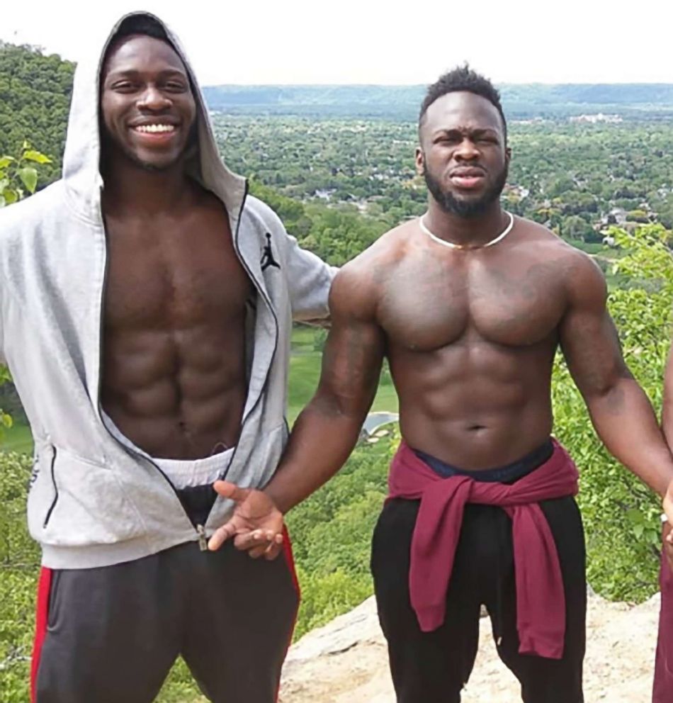 PHOTO: Abimbola (left) and Olabinjo Osundairo are pictured int his undated photo.