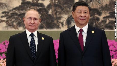 China&#39;s President Xi Jinping called Putin his &quot;closest friend&quot; in Beijing on Friday. 