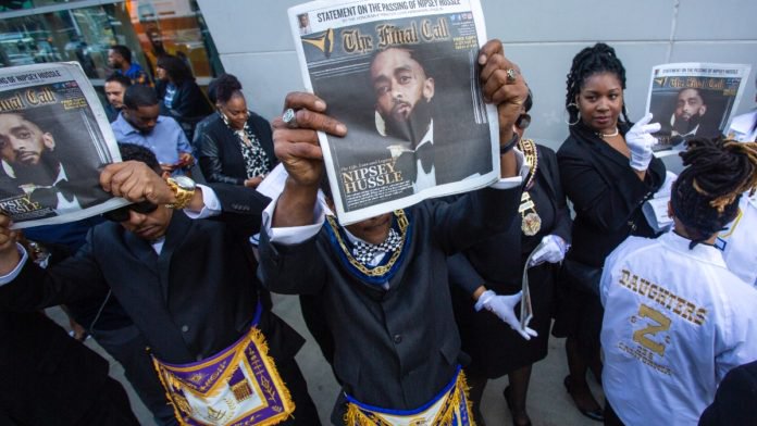 Nipsey Hussle funeral thegrio