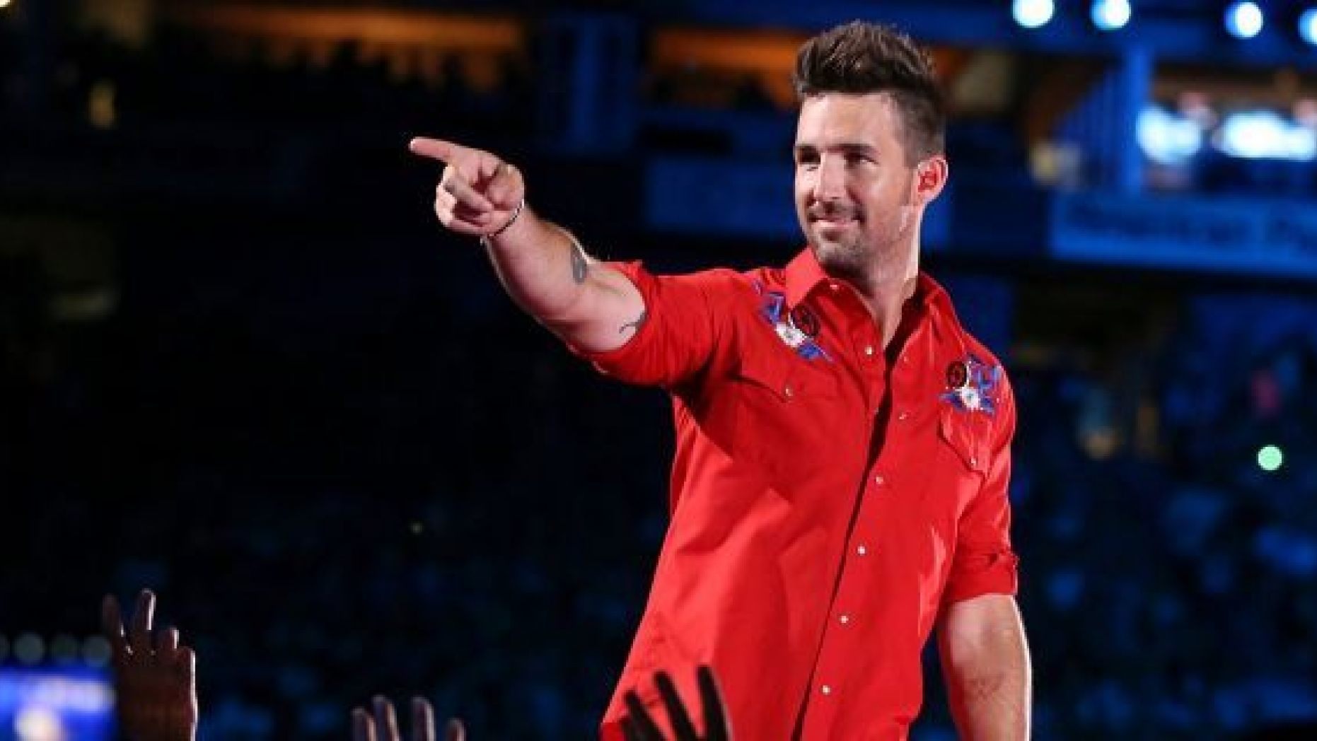 Country music star Jake Owen showed off his ability to rap on New York's Build Series on Monday. (Photo by Laura Roberts/Invision/AP, File)