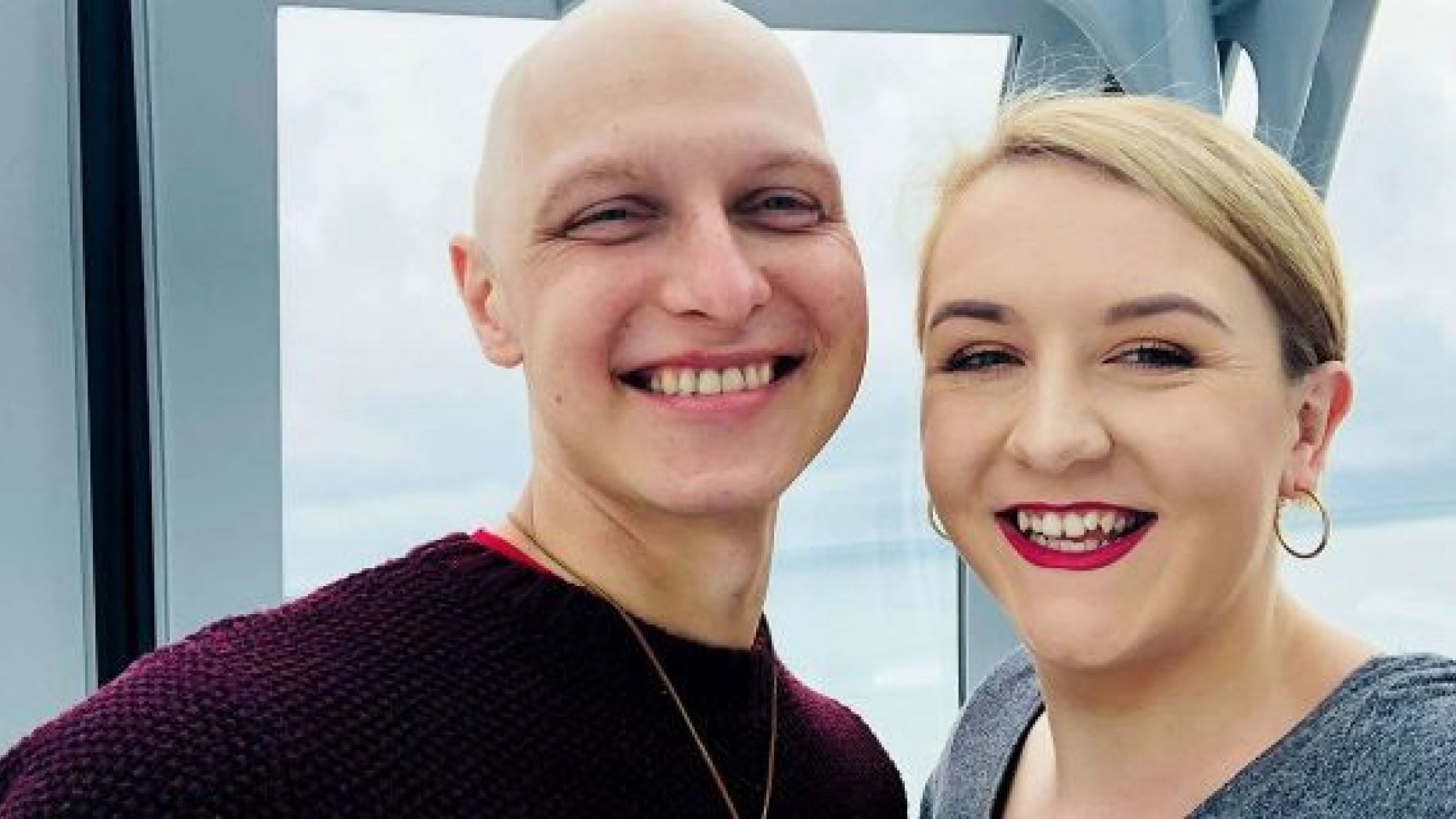 Martins Kokins, 29, learned that his cancer returned in June, and was given just six months to live. After exceeding the doctor's expectations, the couple isn't sure how much time he has left. 