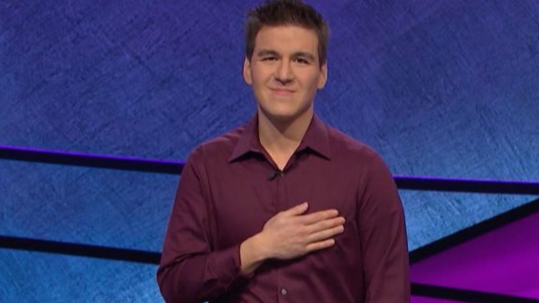 James Holzhauer competing on 'Jeopardy!'