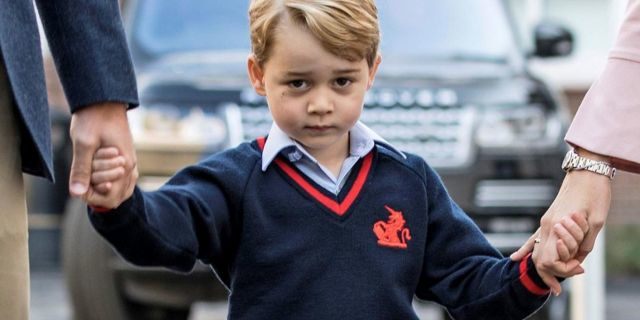 Prince George, 5, goes to school at Thomas’s Battersea and is reportedly halfway through "Year 1" at the co-ed school. (Reuters)