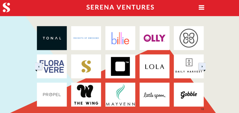 Portfolio Companies (Image: Serena Ventures)