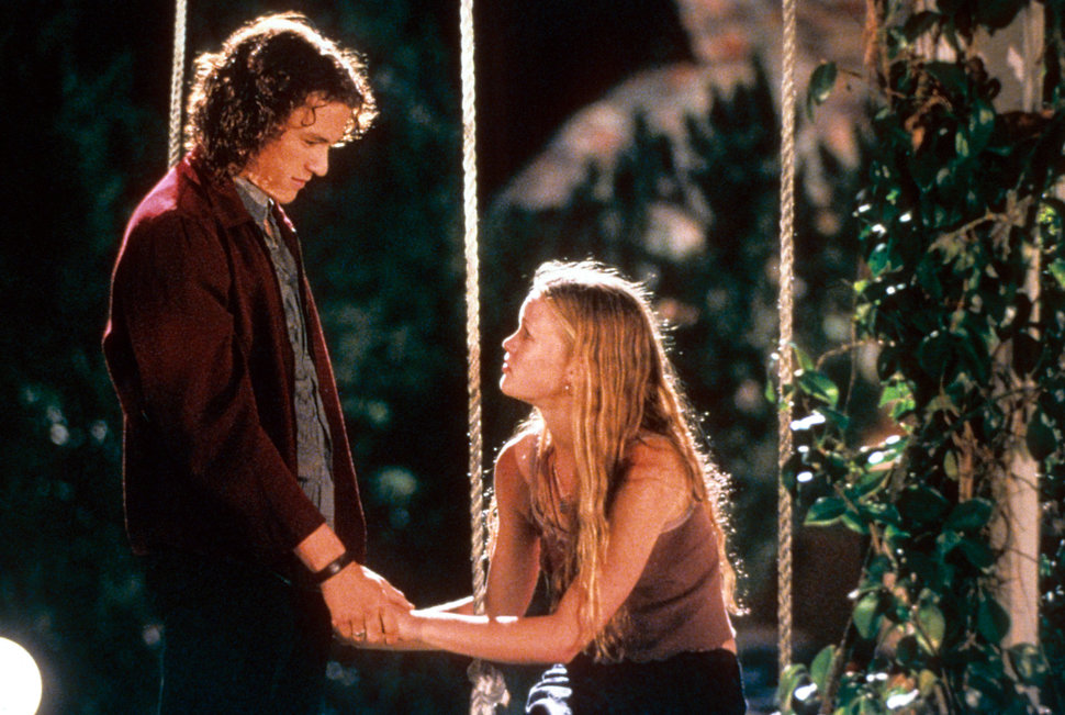 Ledger and Julia Stiles in "10 Things I Hate About You."