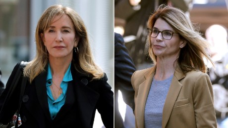 Felicity Huffman and Lori Loughlin are dealing with college cheating scandal in different ways 