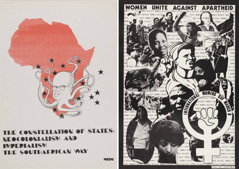 Right Medu Art Ensemble - The Constallation of States Left Medu Art Ensemble Women Against Apartheid