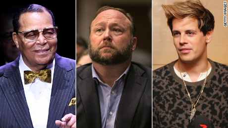 Louis Farrakhan, Alex Jones and other &#39;dangerous&#39; voices banned by Facebook and Instagram