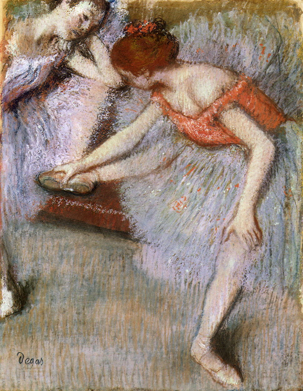 As an adult, Degas fraternized with few women aside from his housekeepers. His friends believed he feared&nbsp;women would in