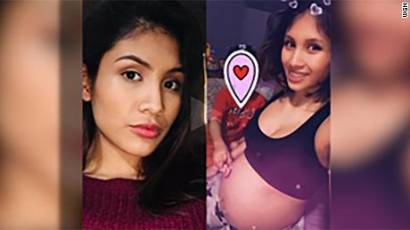 A missing pregnant woman has been found dead. Her baby was forcibly removed from her womb, police say