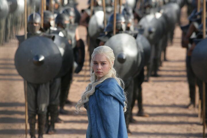 Dany with the Unsullied.&nbsp;