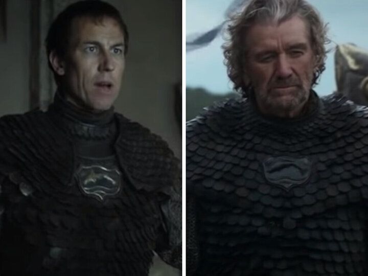 Edmure Tully (left); the Blackfish (right).