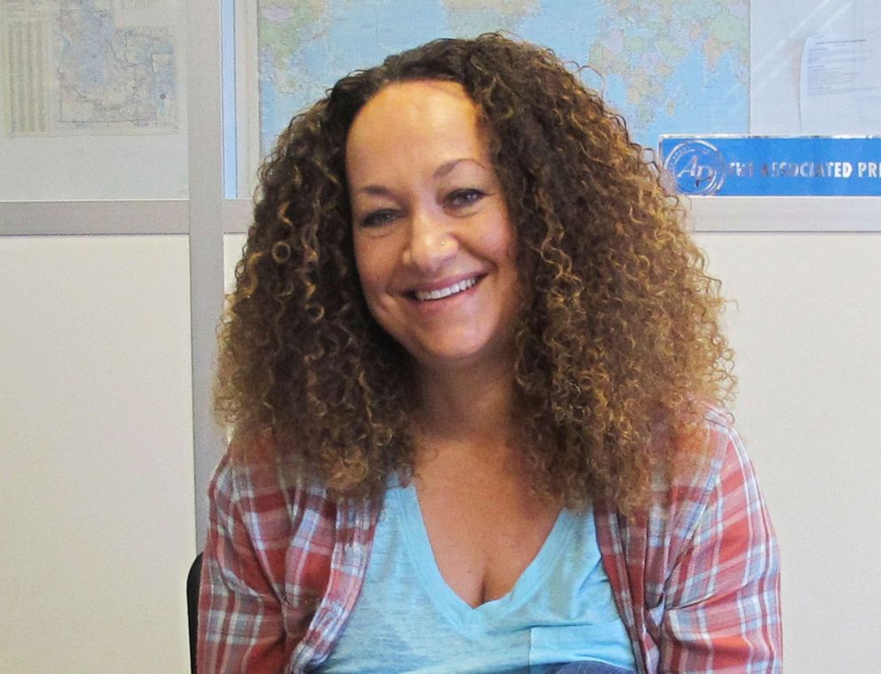 PHOTO: Nkechi Diallo, then known as Rachel Dolezal, poses for a photo in Spokane, Wash., May 20, 2017. The former NAACP leader in Washington was exposed as a white woman pretending to be black.