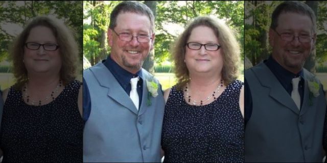 Rhonda Engle, pictured with her ex-husband, said she attributes her health issues to contaminated drinking water.