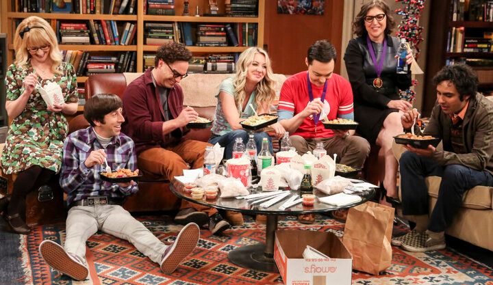 The cast of "The Big Bang Theory."&nbsp;