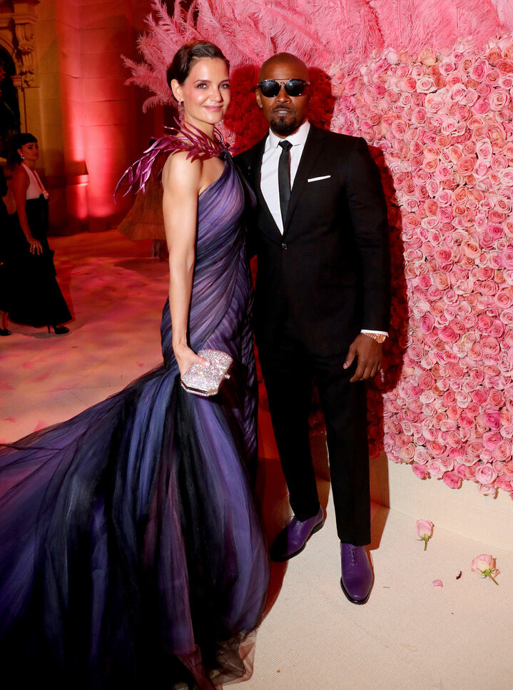 Katie Holmes and Jamie Foxx attend the 2019 Met Gala at Metropolitan Museum of Art on May 6, 2019 in New York City.&nbsp;