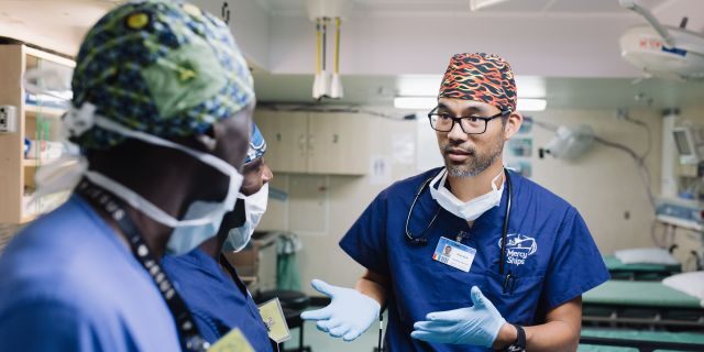 Dr. Barki, the anesthesia supervisor and deputy chief medical officer on the Africa Mercy, also helps to mentor local medical staff in Africa as part of the Medical Capacity Building program, which allows those doctors and caregivers to provide health services long after the ship has moved on.