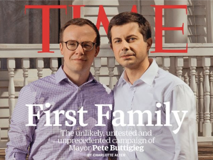 Buttigieg and his husband, Chasten Glezman, made the cover of TIME because of his historic bid for the presidency.