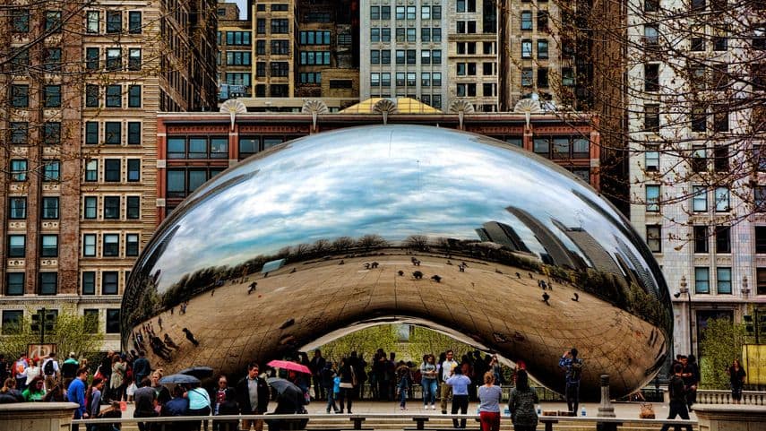 Cloud Gate by Anish Kapoor