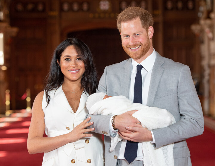 The Duke and Duchess of Sussex introduce their son to the world at a photocall on Wednesday.&nbsp;