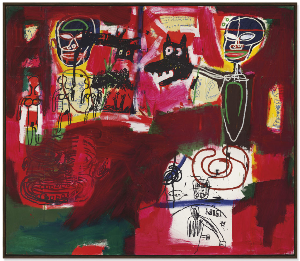 Jean-Michel Basquiat sold for $10.7 million. 