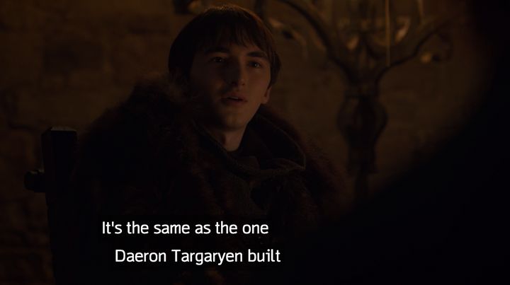 Bran wasting a lot of time in Season 8.