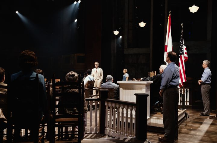 One of the many courtroom scenes in "To Kill a Mockingbird."