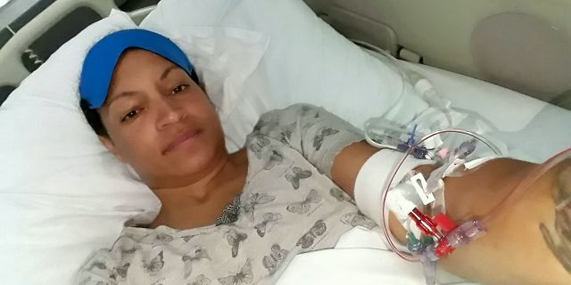 When she returned home she landed in the hospital after collapsing at a friend's house and learned that she had actually been bleeding in her brain for a week.