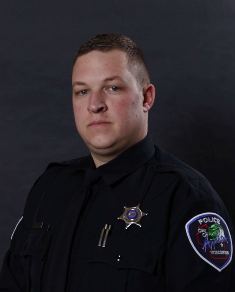 PHOTO: Officer Paul Christensen was shot by the suspect on May 15 and immediately returned fire.