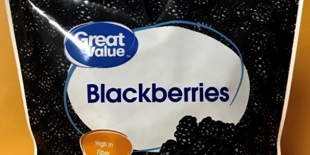 Select packages of Great Value Blackberries were also impacted.