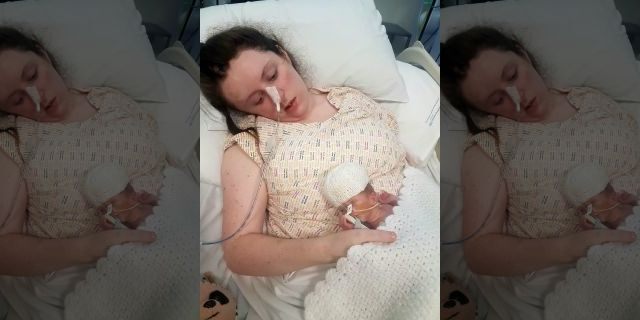 Winnett was placed in a 10-day coma following her surgery and finally met her daughter 12 days after giving birth.