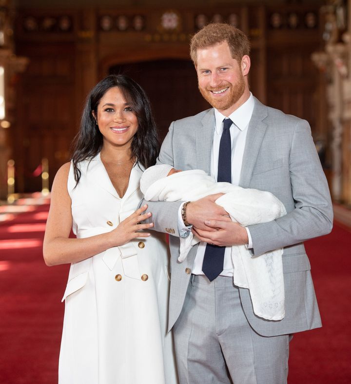 The Duke and Duchess of Sussex introducing their newborn, Archie Harrison Mountbatten-Windsor, to the world.&nbsp;
