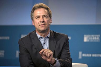 PHOTO: Steve Bullock, governor of Montana, speaks during the Milken Institute Global Conference in Beverly Hills, Calif., April 30, 2018.