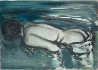 Marlene Dumas' Losing (Her Meaning) from 1988. 