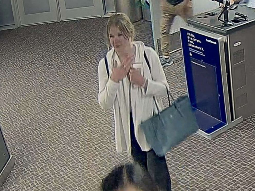 PHOTO: Salt Lake City police released photos of missing woman Mackenzie Lueck taken by security cameras at the Salt Lake City airport early on June 17, 2019.