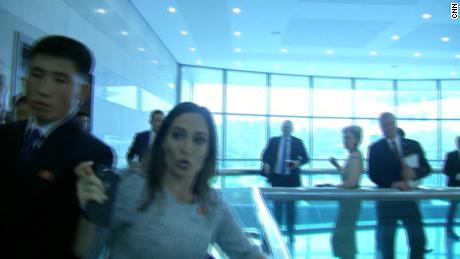 Stephanie Grisham bruised in &#39;an all out brawl&#39; with the North Koreans