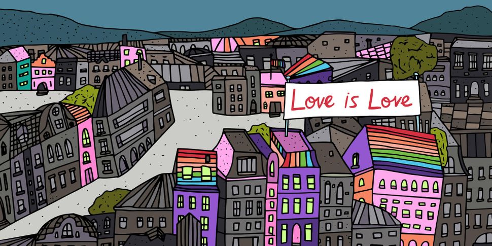 Jag Nagra created this illustration for HuffPost in honor of Pride Month.