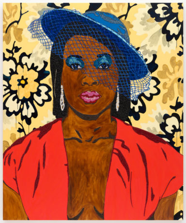 Mickalene Thomas, 'Qusuquzah, une très belle négresse 1,' 2011