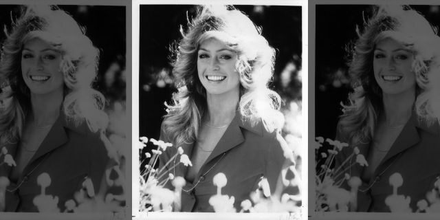 Farrah Fawcett, circa 1975.