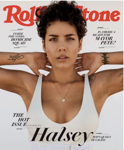 Halsey's cover of Rolling Stone.&nbsp;