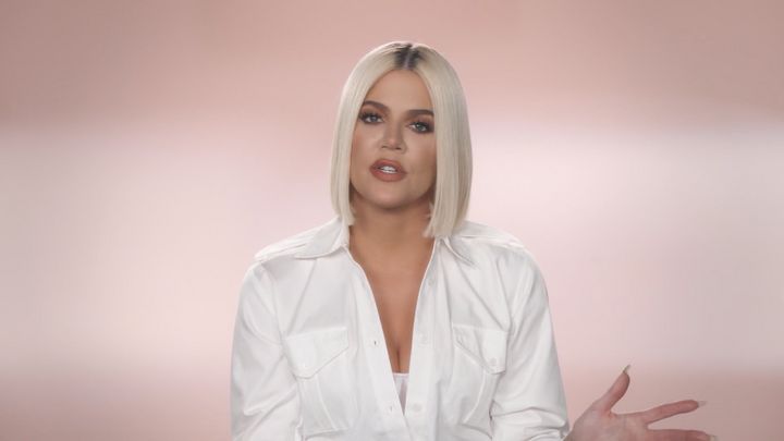 Kardashian appearing in a confessional on Sunday's episode.&nbsp;