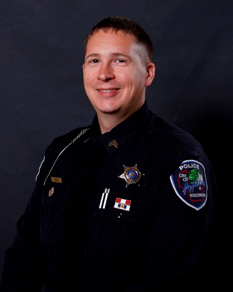 PHOTO: Appleton Police Sergeant Christopher Biese was one of two responding officers who exchanged fire with the suspect on May 15.