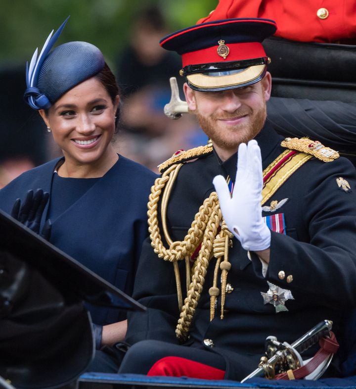 The Duke and Duchess of Sussex attended the Trooping the Colour celebration in June.&nbsp;
