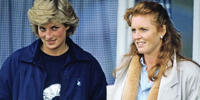 Princess Diana and Duchess of York Sarah Ferguson.